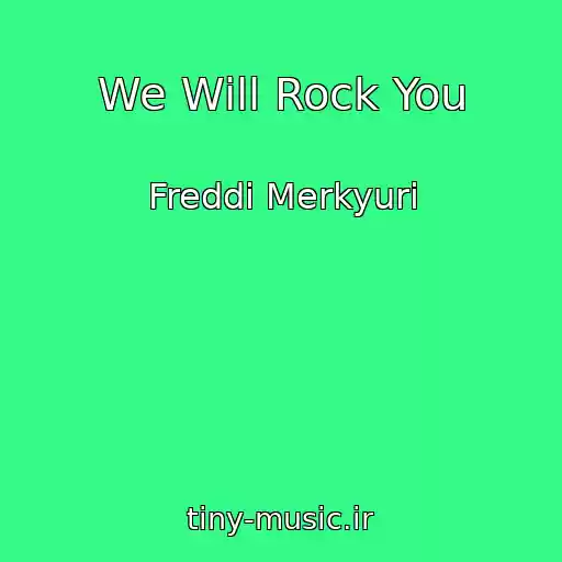 کاور آهنگ We Will Rock You از Freddi Merkyuri