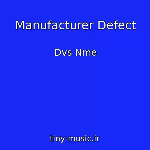 کاور آهنگ Manufacturer Defect از Dvs Nme