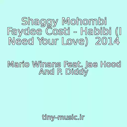 کاور آهنگ Shaggy Mohombi Faydee Costi - Habibi (I Need Your Love)  2014 از Mario Winans Feat. Jae Hood And P. Diddy