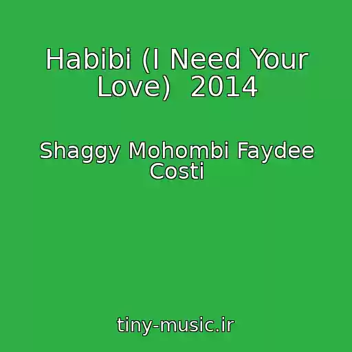 کاور آهنگ Habibi (I Need Your Love)  2014 از Shaggy Mohombi Faydee Costi