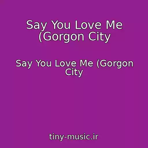 کاور آهنگ Say You Love Me (Gorgon City از Say You Love Me (Gorgon City