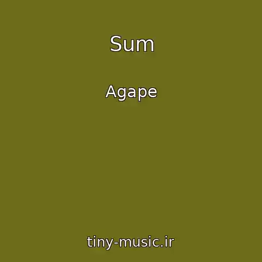 کاور آهنگ Sum از Agape