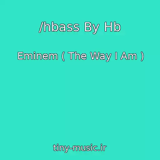کاور آهنگ /hbass By Hb از Eminem ( The Way I Am )