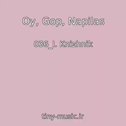 کاور آهنگ Oy, Gop, Napilas از 036_I. Knizhnik