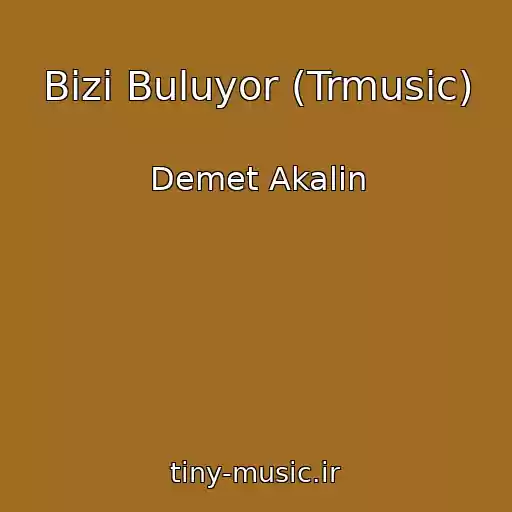 کاور آهنگ Bizi Buluyor (Trmusic) از Demet Akalin