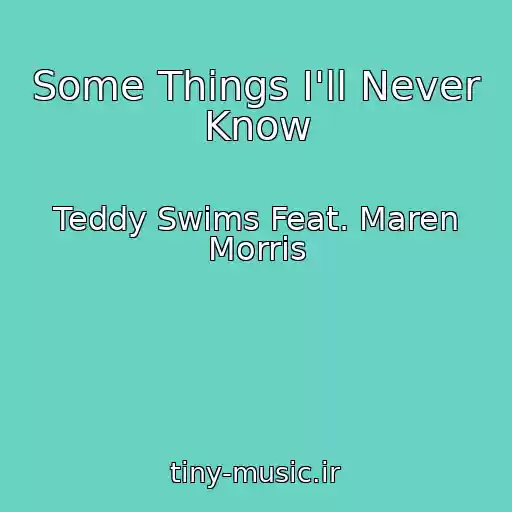 کاور آهنگ Some Things I'll Never Know از Teddy Swims Feat. Maren Morris