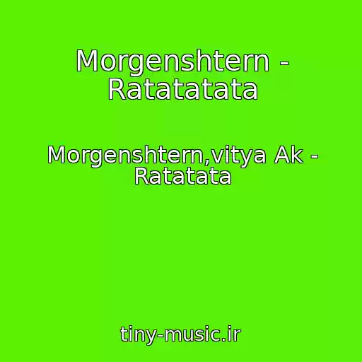کاور آهنگ Morgenshtern - Ratatatata از Morgenshtern,vitya Ak - Ratatata