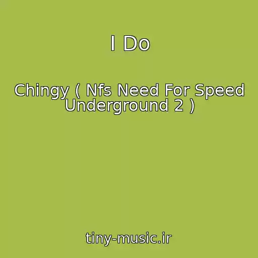 کاور آهنگ I Do از Chingy ( Nfs Need For Speed Underground 2 )