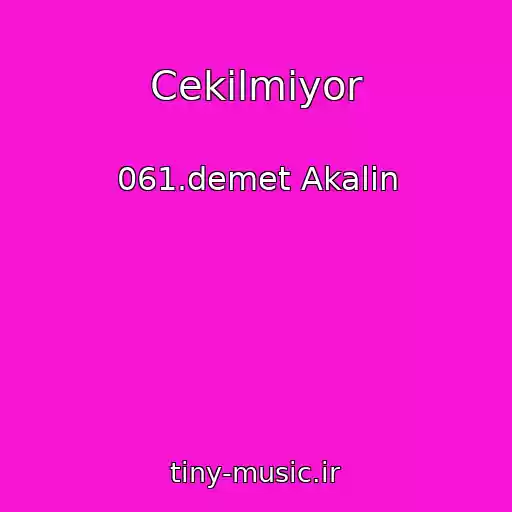 کاور آهنگ Cekilmiyor از 061.demet Akalin