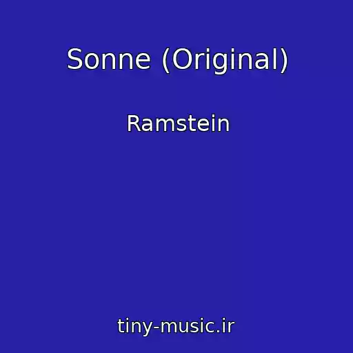 کاور آهنگ Sonne (Original) از Ramstein