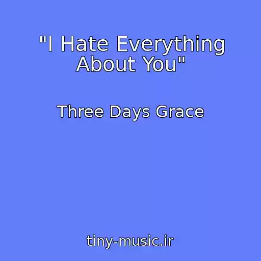 کاور آهنگ "I Hate Everything About You" از Three Days Grace