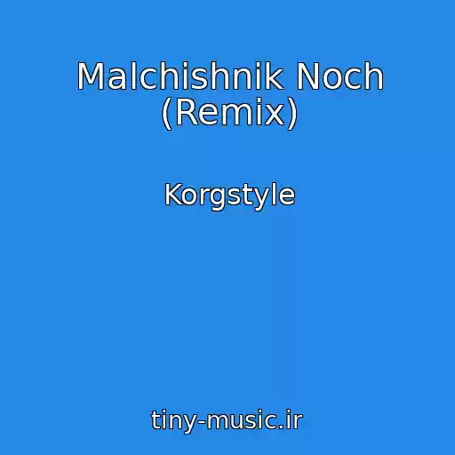 کاور آهنگ Malchishnik Noch (Remix) از Korgstyle