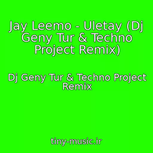 کاور آهنگ Jay Leemo - Uletay (Dj Geny Tur & Techno Project Remix) از Dj Geny Tur & Techno Project Remix