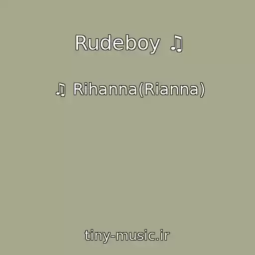کاور آهنگ Rudeboy ♫ از ♫ Rihanna(Rianna)