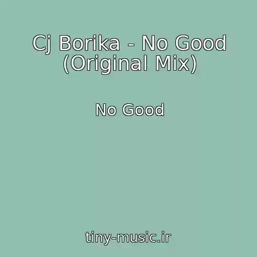 کاور آهنگ Cj Borika - No Good (Original Mix) از No Good