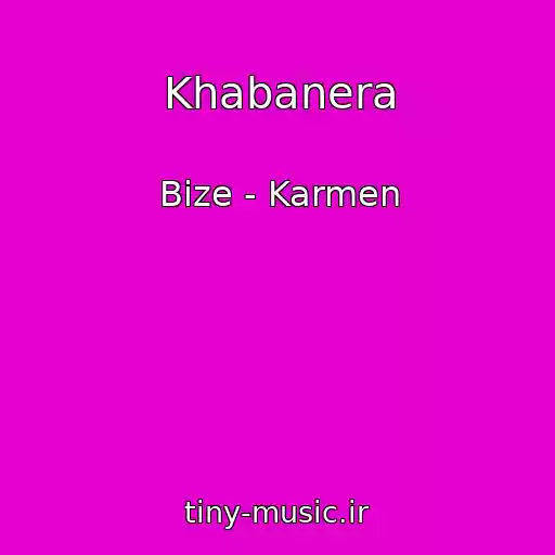کاور آهنگ Khabanera از Bize - Karmen