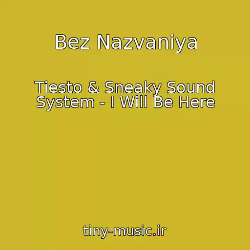 کاور آهنگ Bez Nazvaniya از Tiesto & Sneaky Sound System - I Will Be Here