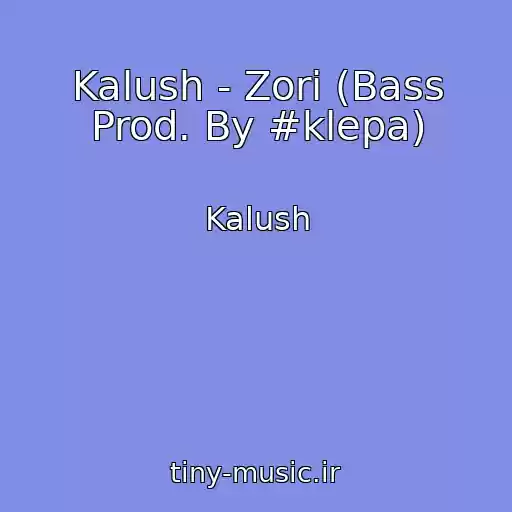 کاور آهنگ Kalush - Zori (Bass Prod. By #klepa) از Kalush