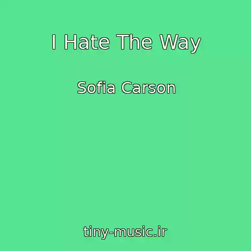کاور آهنگ I Hate The Way از Sofia Carson