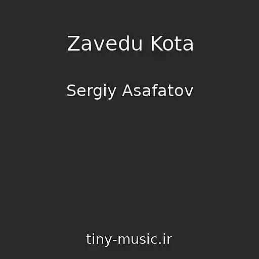کاور آهنگ Zavedu Kota از Sergіy Asafatov