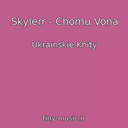 کاور آهنگ Skylerr - Chomu Vona از Ukrainskie Khity