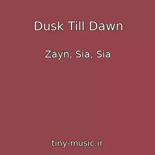 کاور آهنگ Dusk Till Dawn از Zayn, Sia, Sia