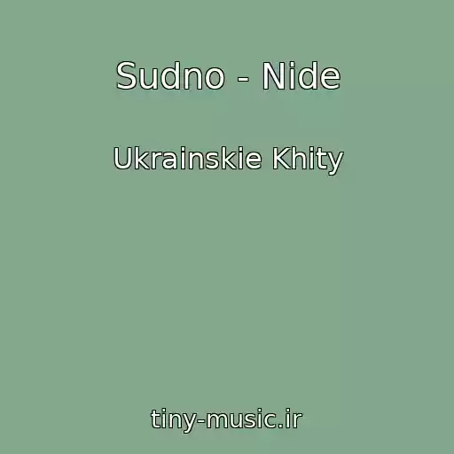 کاور آهنگ Sudno - Nіde از Ukrainskie Khity