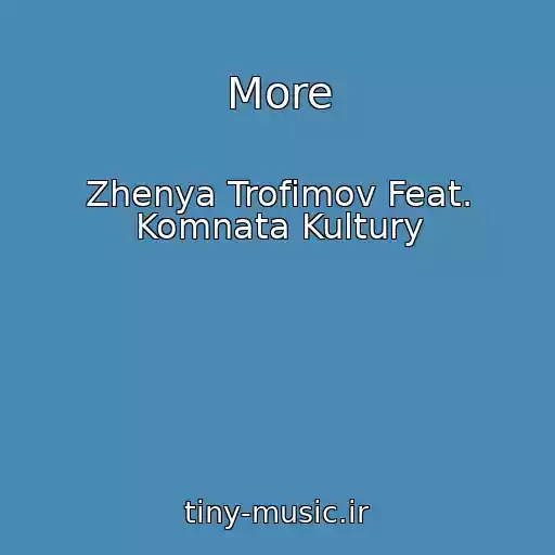 کاور آهنگ More از Zhenya Trofimov Feat. Komnata Kultury