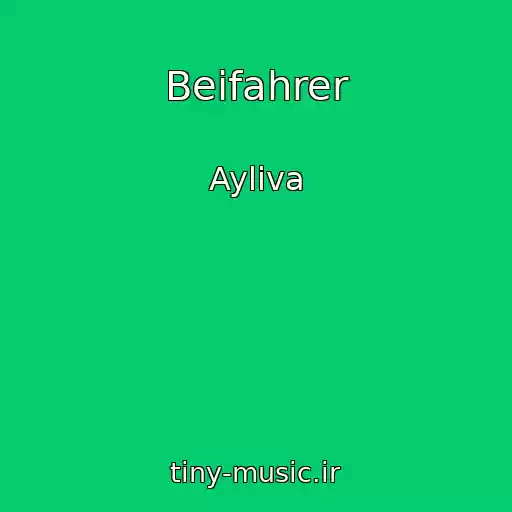 کاور آهنگ Beifahrer از Ayliva