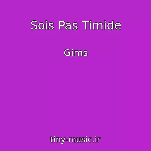 کاور آهنگ Sois Pas Timide از Gims