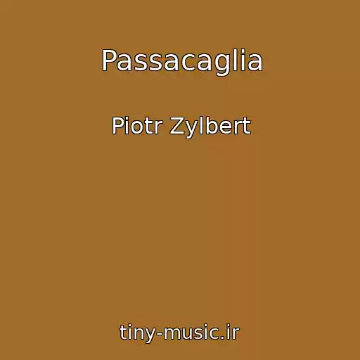 کاور آهنگ Passacaglia از Piotr Zylbert