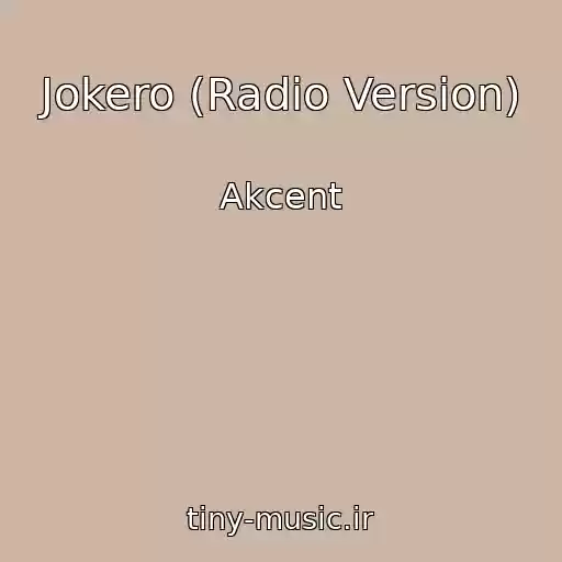 کاور آهنگ Jokero (Radio Version) از Akcent