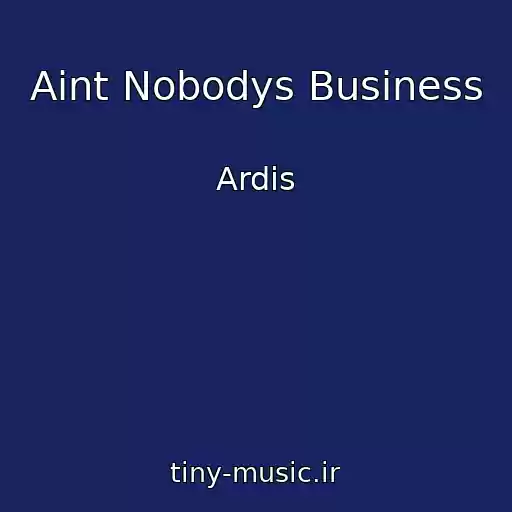 کاور آهنگ Aint Nobodys Business از Ardis