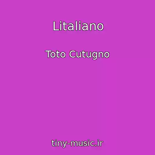 کاور آهنگ Litaliano از Toto Cutugno