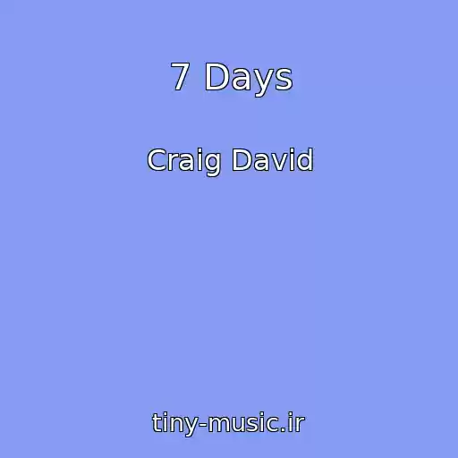 کاور آهنگ 7 Days از Craig David