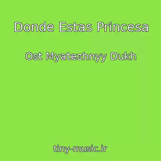 کاور آهنگ Donde Estas Princesa از Ost Myatezhnyy Dukh