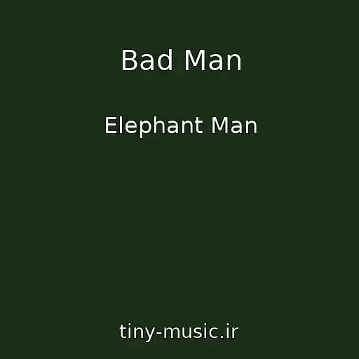 کاور آهنگ Bad Man از Elephant Man