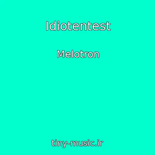 کاور آهنگ Idiotentest از Melotron