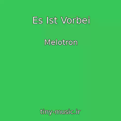 کاور آهنگ Es Ist Vorbei از Melotron
