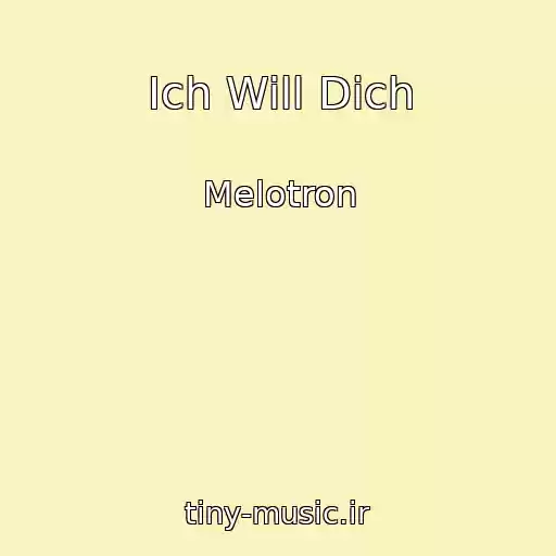 کاور آهنگ Ich Will Dich از Melotron