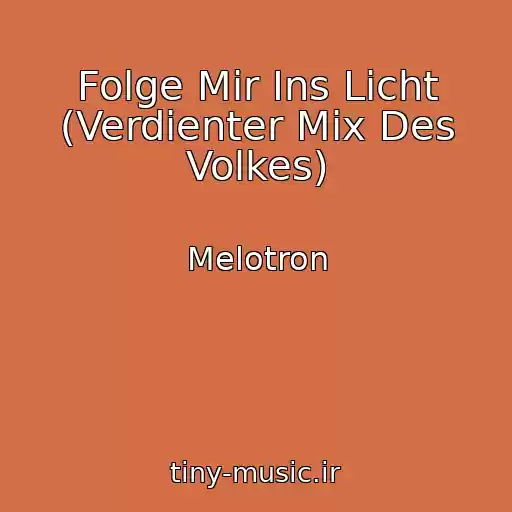 کاور آهنگ Folge Mir Ins Licht (Verdienter Mix Des Volkes) از Melotron