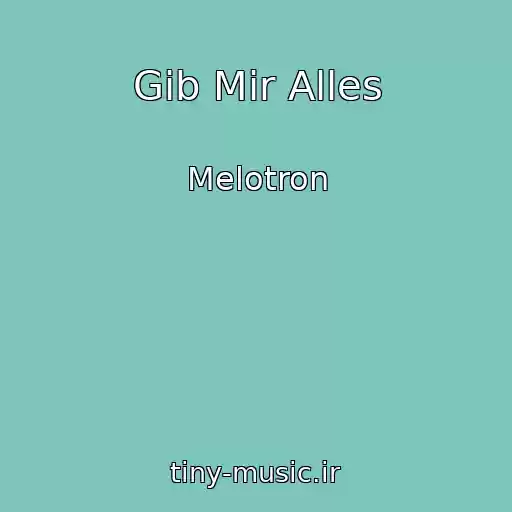 کاور آهنگ Gib Mir Alles از Melotron