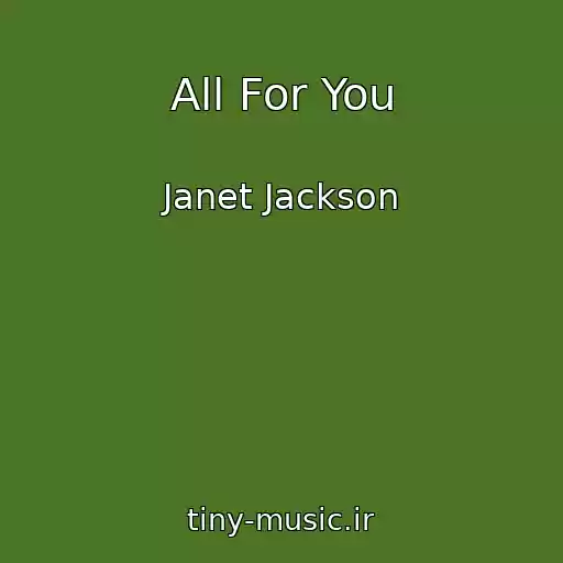 کاور آهنگ All For You از Janet Jackson
