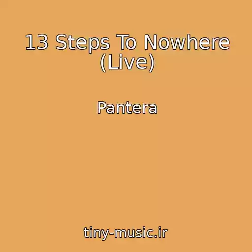 کاور آهنگ 13 Steps To Nowhere (Live) از Pantera