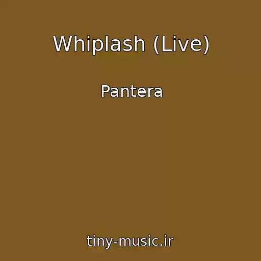 کاور آهنگ Whiplash (Live) از Pantera
