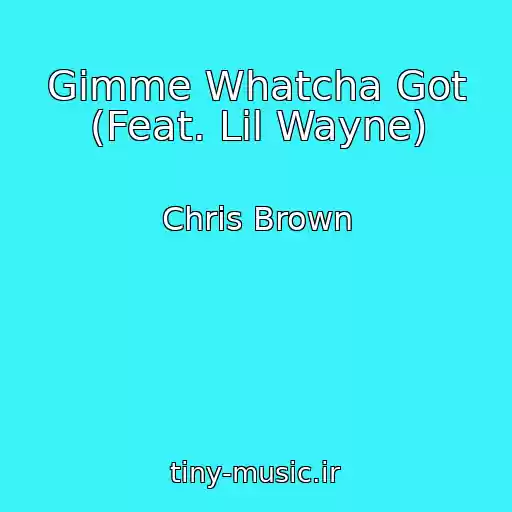 کاور آهنگ Gimme Whatcha Got (Feat. Lil Wayne) از Chris Brown
