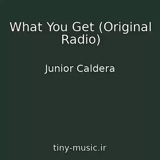 کاور آهنگ What You Get (Original Radio) از Junior Caldera