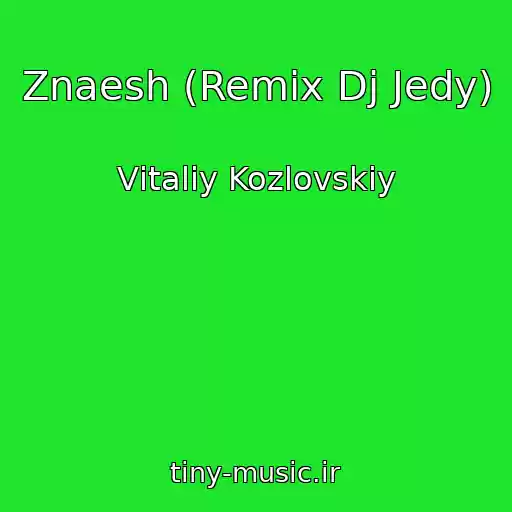 کاور آهنگ Znaesh (Remix Dj Jedy) از Vіtalіy Kozlovskiy
