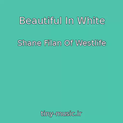 کاور آهنگ Beautiful In White از Shane Filan Of Westlife