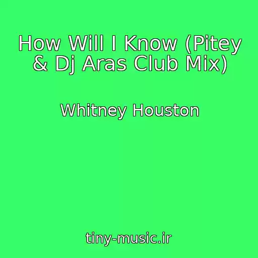 کاور آهنگ How Will I Know (Pitey & Dj Aras Club Mix) از Whitney Houston